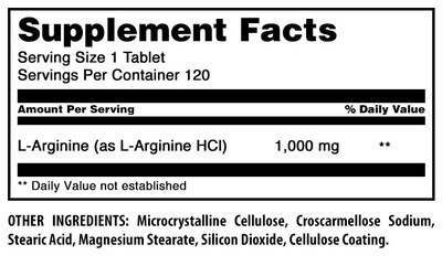 Foto 4 | Foto 4 | Suplemento de L-arginina de 1000 mg Amazing Formulas 120 Unidades- Venta Internacional