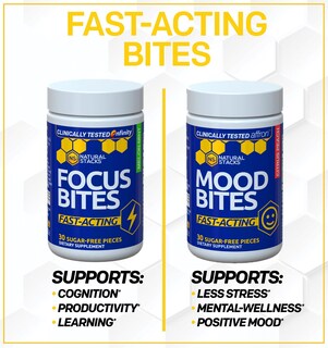 Foto 3 | Foto 3 | Suplemento Natural Stacks Focus Bites Masticable - Venta Internacional