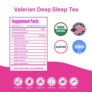 Foto 3 | Foto 3 | Tea Secrets Of Tea Valerian Sleep 20 Bolsas Sin Cafeína - Venta Internacional.