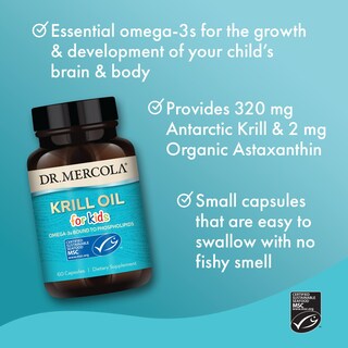 Foto 4 | Foto 4 | Suplemento Dr. Mercola Kids De Aceite De Krill En Cápsulas 60 Unidades - Venta Internacional.