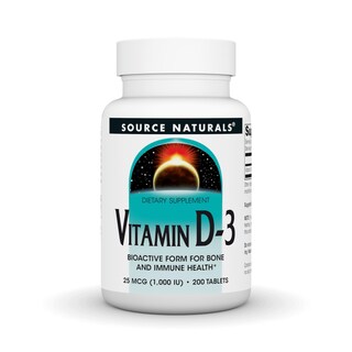 Foto 1 | Foto 1 | Vitamina D-3 De Supplement Source Naturals 1000 Ui (25 Mcg) 200 Tabletas - Venta Internacional.