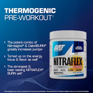 Foto 5 | Foto 5 | Polvo Termogénico Para Antes Del Entrenamiento Gat Sport Nitraflex Burn - Venta Internacional.