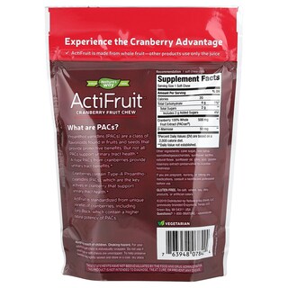 Foto 2 | Foto 2 | Suplemento Nature's Way Actifruit Con Arándanos Rojos 500 Mg 20 Comprimidos Masticables - Venta Internacional.