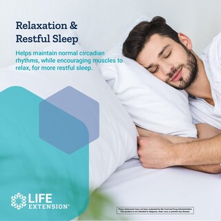 Foto 7 | Foto 7 | Melatonina Supplement Life Extension Quiet Sleep 60 Cápsulas - Venta Internacional.
