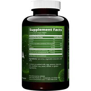 Foto 2 | Foto 2 | Suplemento Mrm Nutrition Tabletas De Espirulina 30 Porciones - Venta Internacional.