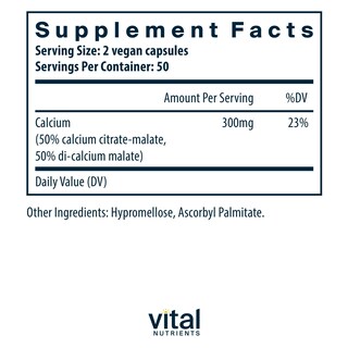 Foto 2 | Foto 2 | Suplemento De Citrato De Calcio Y Malato De Vital Nutrients 150 Mg - Venta Internacional.