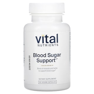 Foto 1 | Foto 1 | Supplement Vital Nutrients Blood Sugar Support 60 Cápsulas Veganas - Venta Internacional.