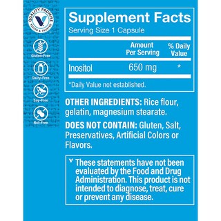 Foto 3 | Foto 3 | Suplemento The Vitamin Shoppe Con Inositol 650 Mg 100 Cápsulas - Venta Internacional.