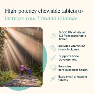 Foto 7 | Foto 7 | Suplemento Ora De Vitamina D3 Orgánica 5000 Ui + K2 30 Tabletas - Venta Internacional.