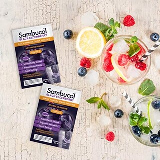 Foto 5 | Foto 5 | Bebida En Polvo Sambucol Black Elderberry Con Vitamina C 30 Unidades - Venta Internacional.