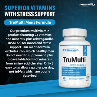 Foto 2 | Foto 2 | Multivitamínico Pesscience Trumulti Para Hombre 90 Cápsulas - Venta Internacional.