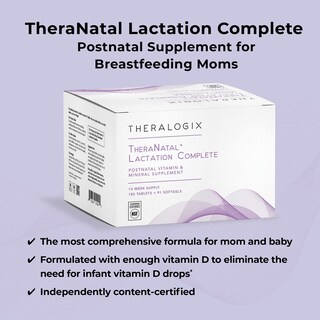 Foto 2 | Foto 2 | Suplemento Theralogix Theranatal Lactation Complete De 13 Semanas - Venta Internacional.