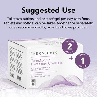 Foto 4 | Foto 4 | Suplemento Theralogix Theranatal Lactation Complete De 13 Semanas - Venta Internacional.