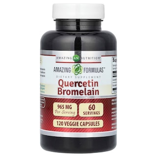 Foto 1 | Foto 1 | Suplemento Amazing Nutrition Quercetina Y Bromelina 120 Cápsulas - Venta Internacional.