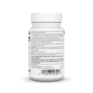 Foto 3 | Foto 3 | Suplemento Source Naturals Essential Enzymes 500 Mg 60 Cápsulas - Venta Internacional.