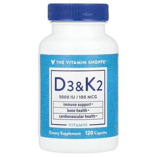 Foto 1 | Foto 1 | Complemente The Vitamin Shoppe Con 5000 Ui De Vitamina D3 Y K2 - Venta Internacional.