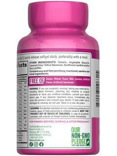 Foto 7 | Foto 7 | Vitaminas Prenatales Nature's Truth Con Dha Y Ácido Fólico 60 Cápsulas Blandas - Venta Internacional.