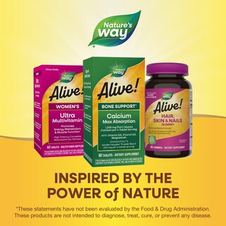 Foto 7 | Foto 7 | ¡complementa Nature's Way Alive! Absorción Máxima De Calcio: 60 Tabletas - Venta Internacional.