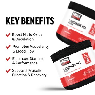 Foto 2 | Foto 2 | Suplemento Force Factor L-arginina Hcl 6000 Mg En Polvo Sin Sabor - Venta Internacional.