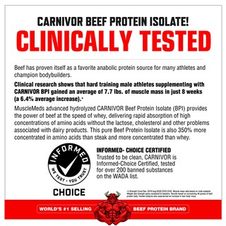Foto 4 | Foto 4 | Proteína En Polvo Musclemeds Carnivor Beef Isolate 23 G 56 Porciones - Venta Internacional.