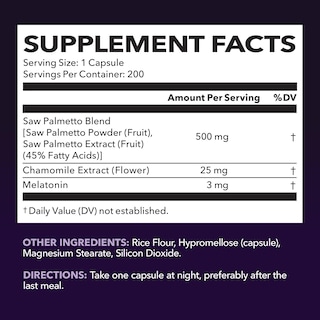 Foto 2 | Foto 2 | Suplemento Havasu Nutrition Saw Palmetto Pm 200 Cápsulas - Venta Internacional.