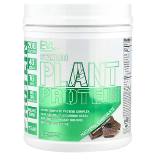 Foto 1 | Foto 1 | Proteína En Polvo Evlution Nutrition Stacked Plant Chocolate 680 G - Venta Internacional.