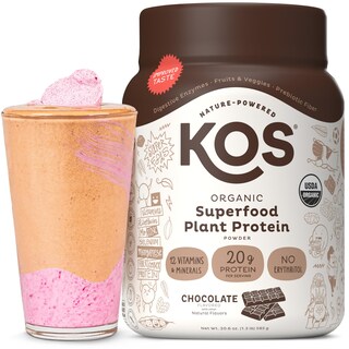 Foto 1 | Foto 1 | Proteína En Polvo Kos Chocolate Orgánico A Base De Plantas 450 G - Venta Internacional.