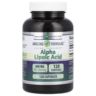 Foto 1 | Foto 1 | Suplemento De Ácido Alfa Lipoico De Amazing Nutrition 600 Mg 120 Cápsulas - Venta Internacional.