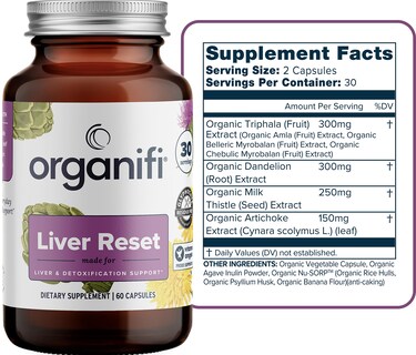 Foto 2 | Foto 2 | Suplemento Organifi Liver Reset Liver Detox 60 Cápsulas - Venta Internacional.