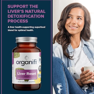Foto 3 | Foto 3 | Suplemento Organifi Liver Reset Liver Detox 60 Cápsulas - Venta Internacional.