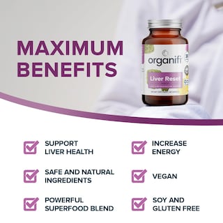 Foto 4 | Foto 4 | Suplemento Organifi Liver Reset Liver Detox 60 Cápsulas - Venta Internacional.