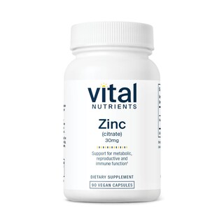 Foto 1 | Foto 1 | Suplemento De Citrato De Zinc De Vital Nutrients 30 Mg 90 Cápsulas - Venta Internacional.
