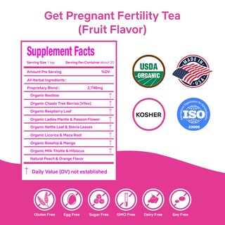 Foto 4 | Foto 4 | Secretos De Té Para La Fertilidad: Sauzgatillo Y Frambuesa  40 Unidades - Venta Internacional.