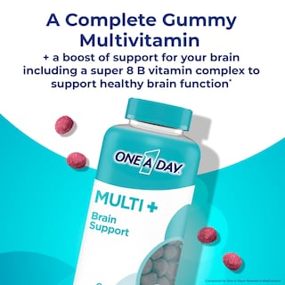 Foto 3 | Foto 3 | Gomitas Multivitamínicas One A Day Multi+ Brain Support 100 Unidades - Venta Internacional.
