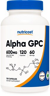 Foto 1 | Foto 1 | Suplemento Nutricost Alpha Gpc 600 Mg 120 Cápsulas Vegetarianas - Venta Internacional.