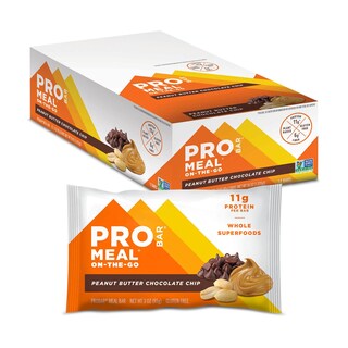Foto 1 | Foto 1 | Meal Bar Probar Con Chispas De Chocolate Con Mantequilla De Maní 12 X 390 Kcal - Venta Internacional.