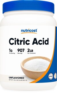 Foto 1 | Foto 1 | Ácido Cítrico En Polvo Nutricost  1 Kg  Sin Ogm  Sin Gluten - Venta Internacional.