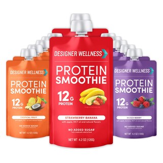 Foto 1 | Foto 1 | Protein Smoothie Designer Wellness Real Fruit 12 G De Proteína - Venta Internacional.