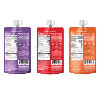 Foto 2 | Foto 2 | Protein Smoothie Designer Wellness Real Fruit 12 G De Proteína - Venta Internacional.