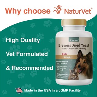Foto 4 | Foto 4 | Complemente La Levadura Seca De Cerveza Naturvet Con Ajo Para Mascotas - Venta Internacional.