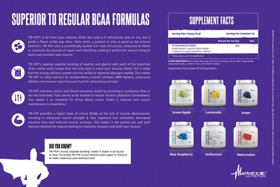 Foto 4 | Foto 4 | Suplemento Metabolic Nutrition Tripep Bcaa Blue Raspberry - Venta Internacional.