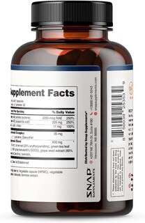 Foto 4 | Foto 4 | Suplementos Snap Eye Health Luteína Y Zeaxantina 60 Cápsulas - Venta Internacional.