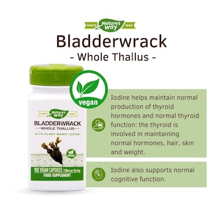 Foto 3 | Foto 3 | Suplemento Nature's Way Bladderwrack 100 Cápsulas Vegetarianas - Venta Internacional.