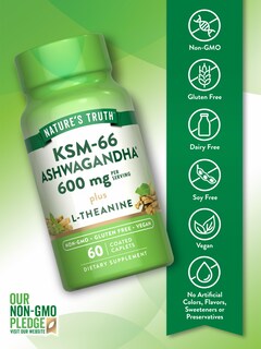 Foto 3 | Foto 3 | Suplemento Nature's Truth Ksm-66 Ashwagandha 60 Cápsulas - Venta Internacional.