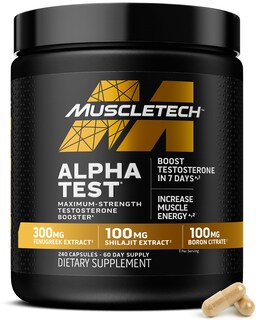 Foto 1 | Foto 1 | Potenciador De Testosterona Muscletech Alphatest 240 Píldoras - Venta Internacional.