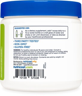 Foto 4 | Foto 4 | Energy Powder Nutricost Energy Complex Manzana Verde 300 G - Venta Internacional.