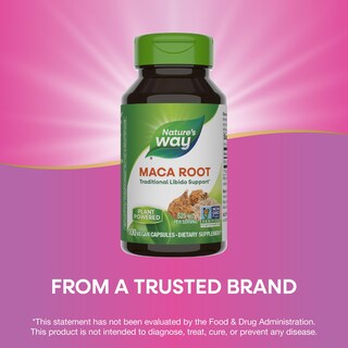 Foto 4 | Foto 4 | Suplemento Nature's Way De Raíz De Maca 525 Mg 100 Cápsulas Veganas - Venta Internacional.