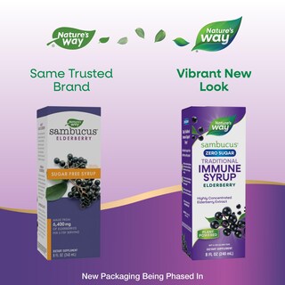 Foto 2 | Foto 2 | Sirope Nature's Way Sambucus Sin Azúcar Para El Sistema Inmunitario 240 Ml - Venta Internacional.