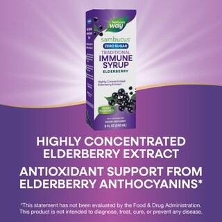 Foto 4 | Foto 4 | Sirope Nature's Way Sambucus Sin Azúcar Para El Sistema Inmunitario 240 Ml - Venta Internacional.