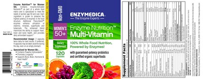 Foto 3 | Foto 3 | Multivitamínico Enzymedica Enzymedica Para Mujer 50 O Más 120 Cápsulas - Venta Internacional.